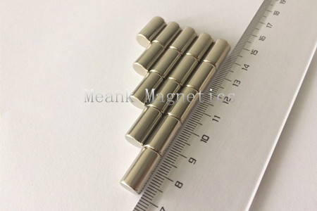 Magnetos de neodímio Da coluna D8x15mm