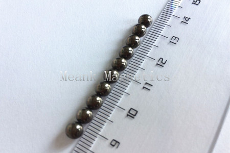 Magnetos de bolas de neodímio Negro de dia-5mm